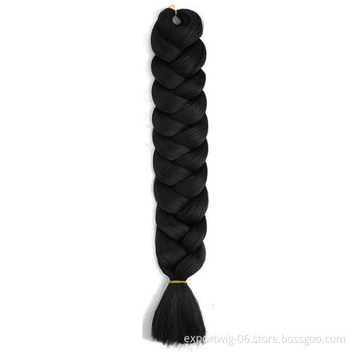 Jumbo Hair Braid 165g Synthetic Braiding Hair Extension Prestretched Synthetic Hair for Braiding for American Black Women